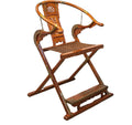 Chinese Rosewood Jiaoyi Folding Armchair