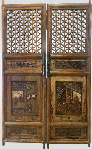 18th Century Handcrafted Wood Door