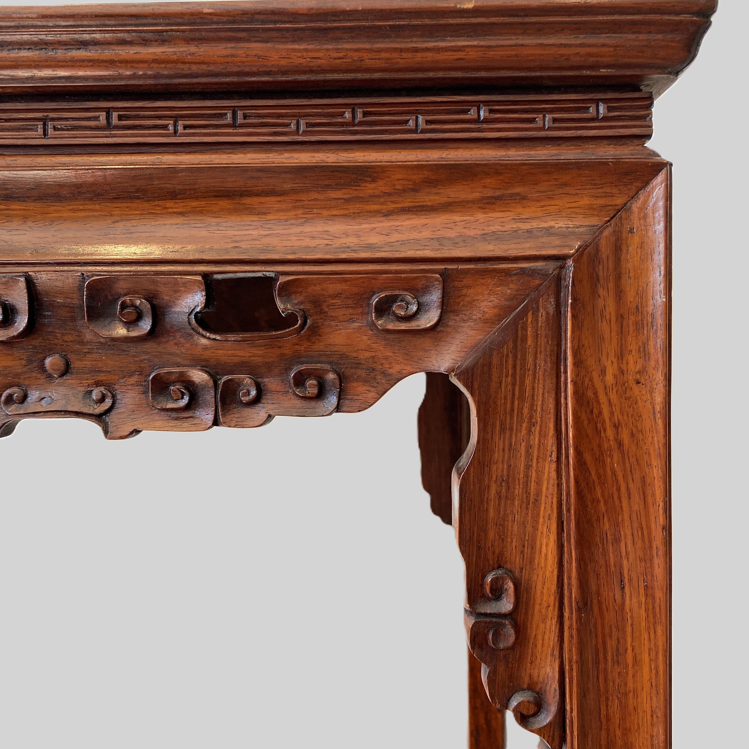 Mid-19th Century Chinese Rosewood Console Table