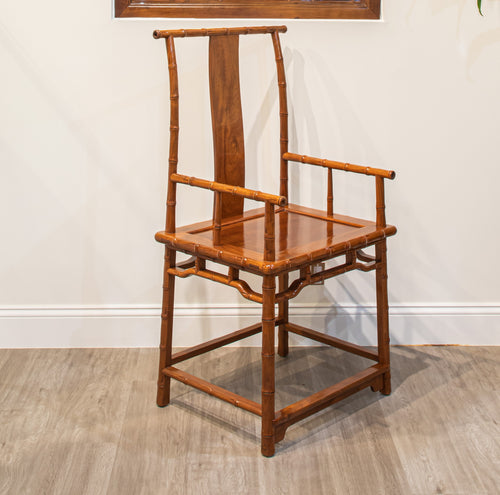 A Set of Zhujiewen Rosewood Armchair