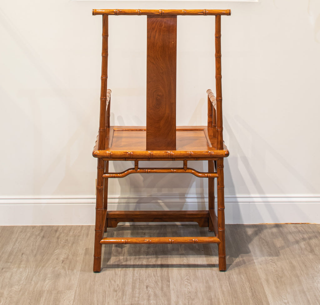 A Set of Zhujiewen Rosewood Armchair