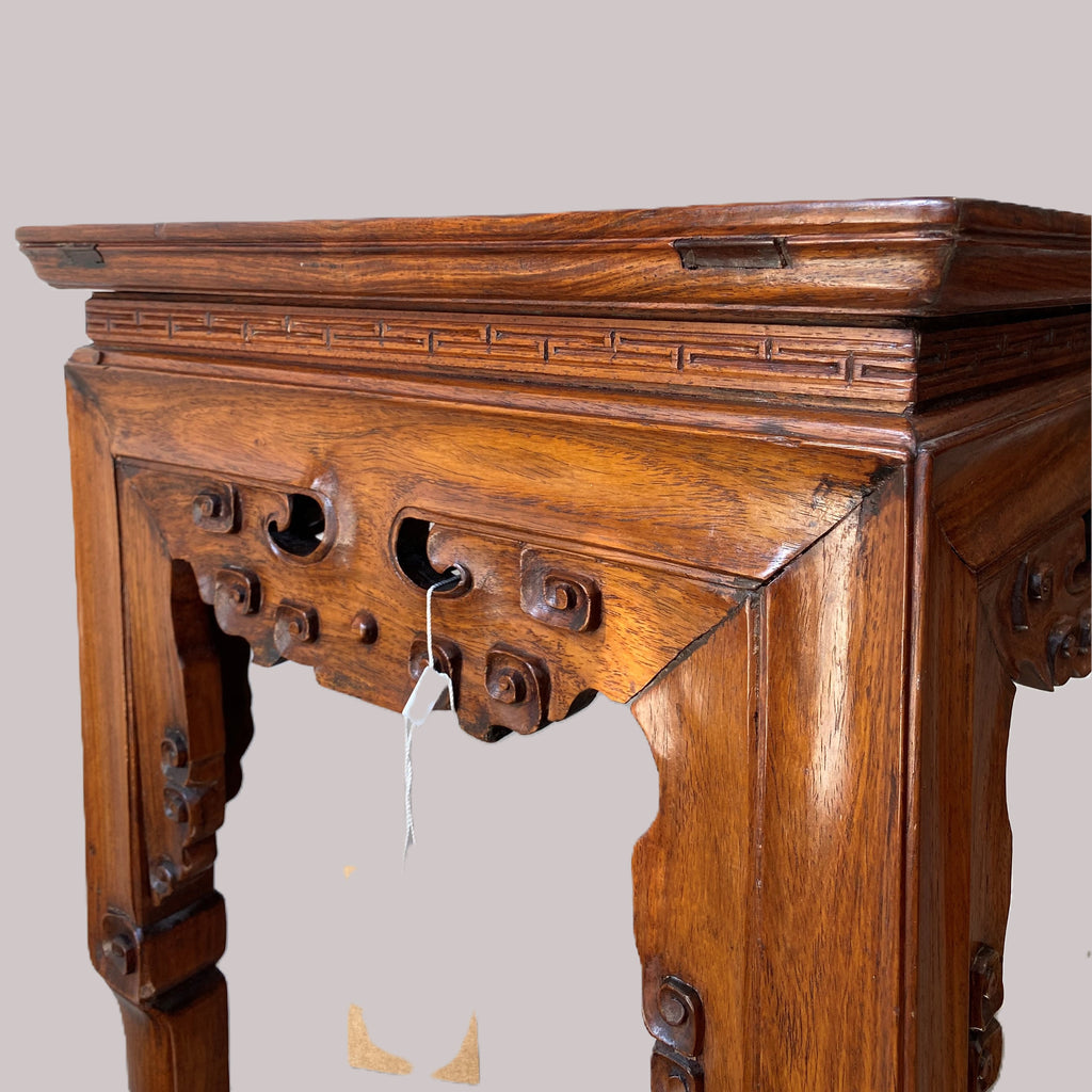 Mid-19th Century Chinese Rosewood Console Table