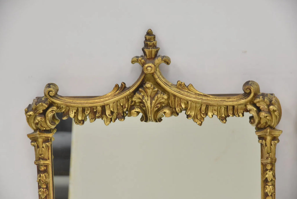 Pair Of Carved And Gilt Mirrors