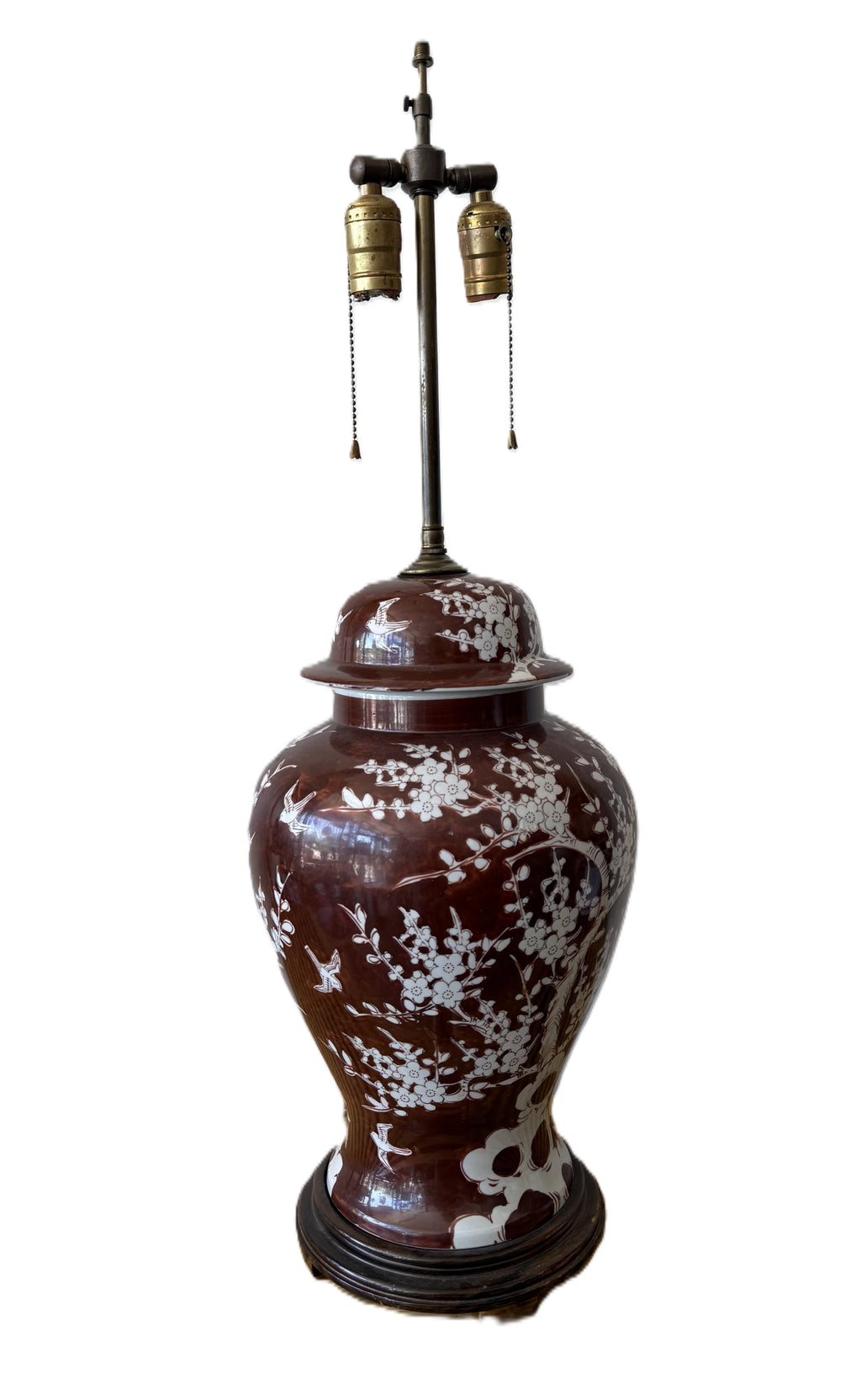 Vintage Ginger Jar Ceramic Table Lamp