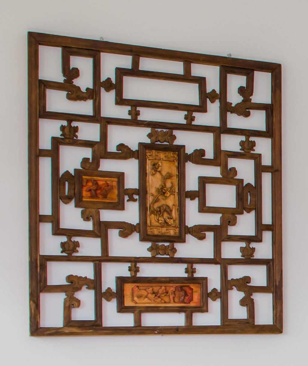 Custom Handcrafted wall decor / Wood Wall Hanging Brown - Threshold