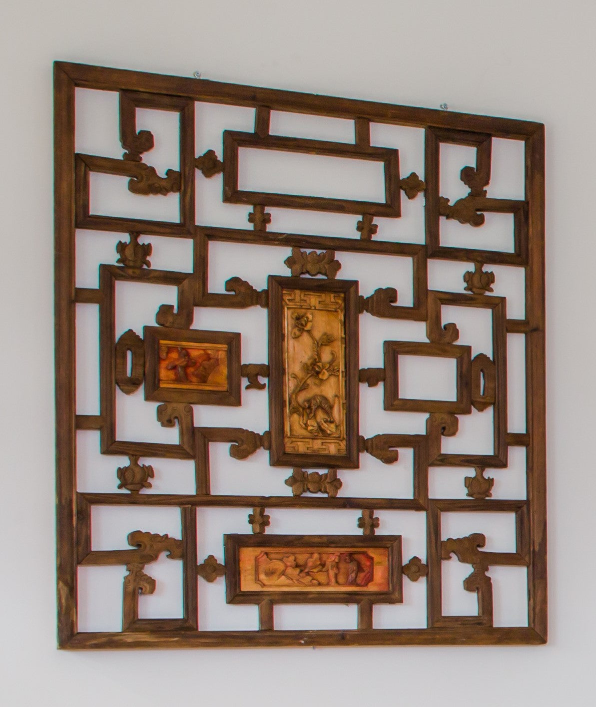 Custom Handcrafted wall decor / Wood Wall Hanging Brown - Threshold