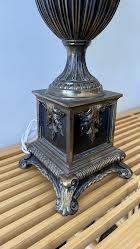 Large Vintage Brass Table Lamp