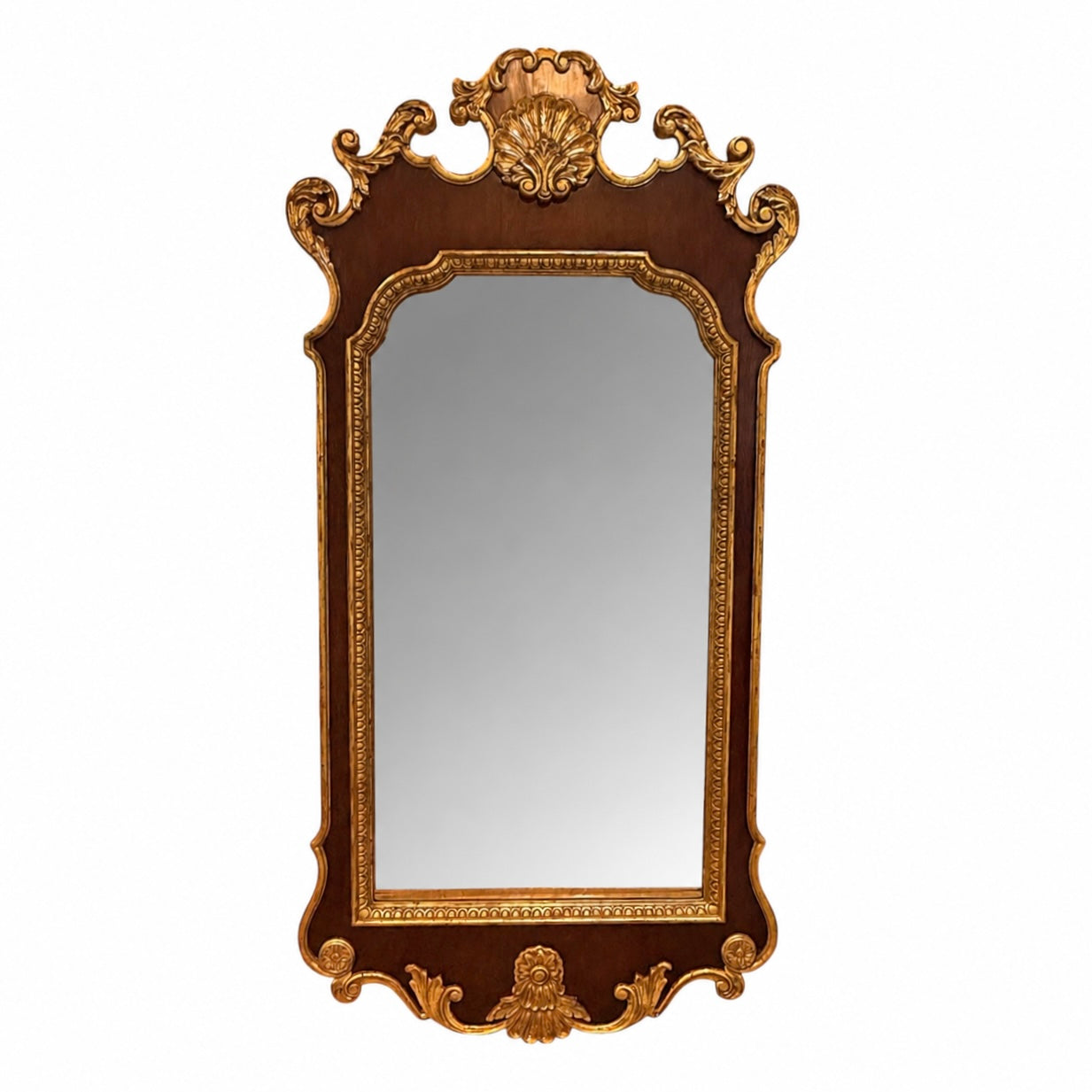 Vintage Carved Wood & Gilt Decorative Mirror