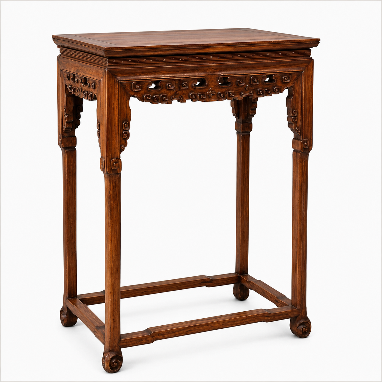 Mid-19th Century Chinese Rosewood Console Table
