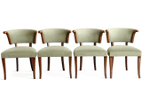 Set of Four Mahogany Dining Armchairs