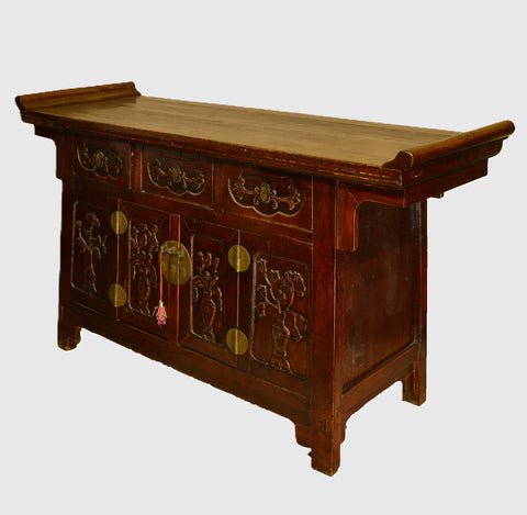 Antique Korean Three-Drawer Cabinet