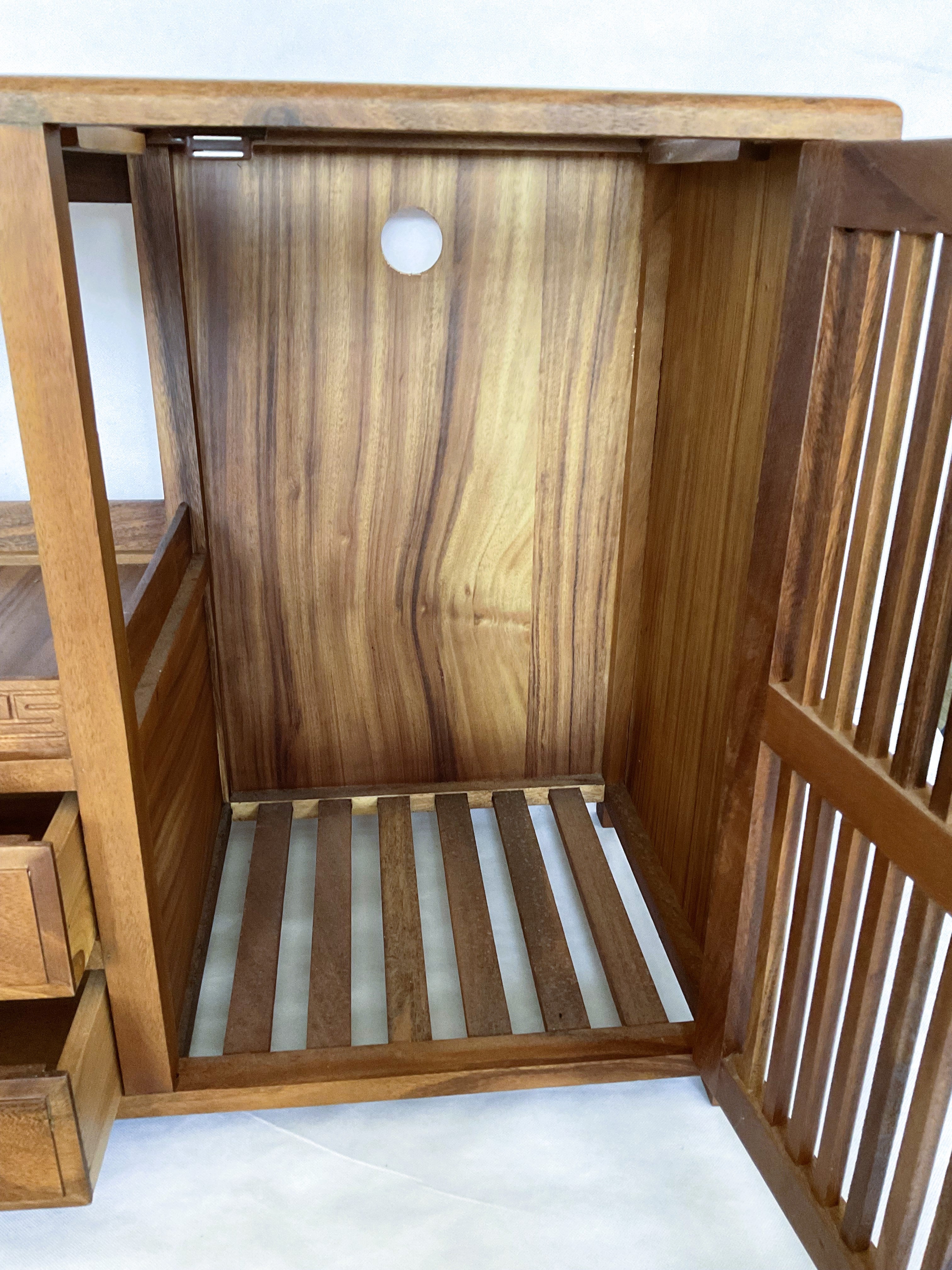 Black Walnut Tea Cabinet