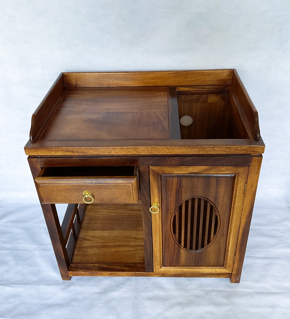 Black Walnut Tea Cabinet