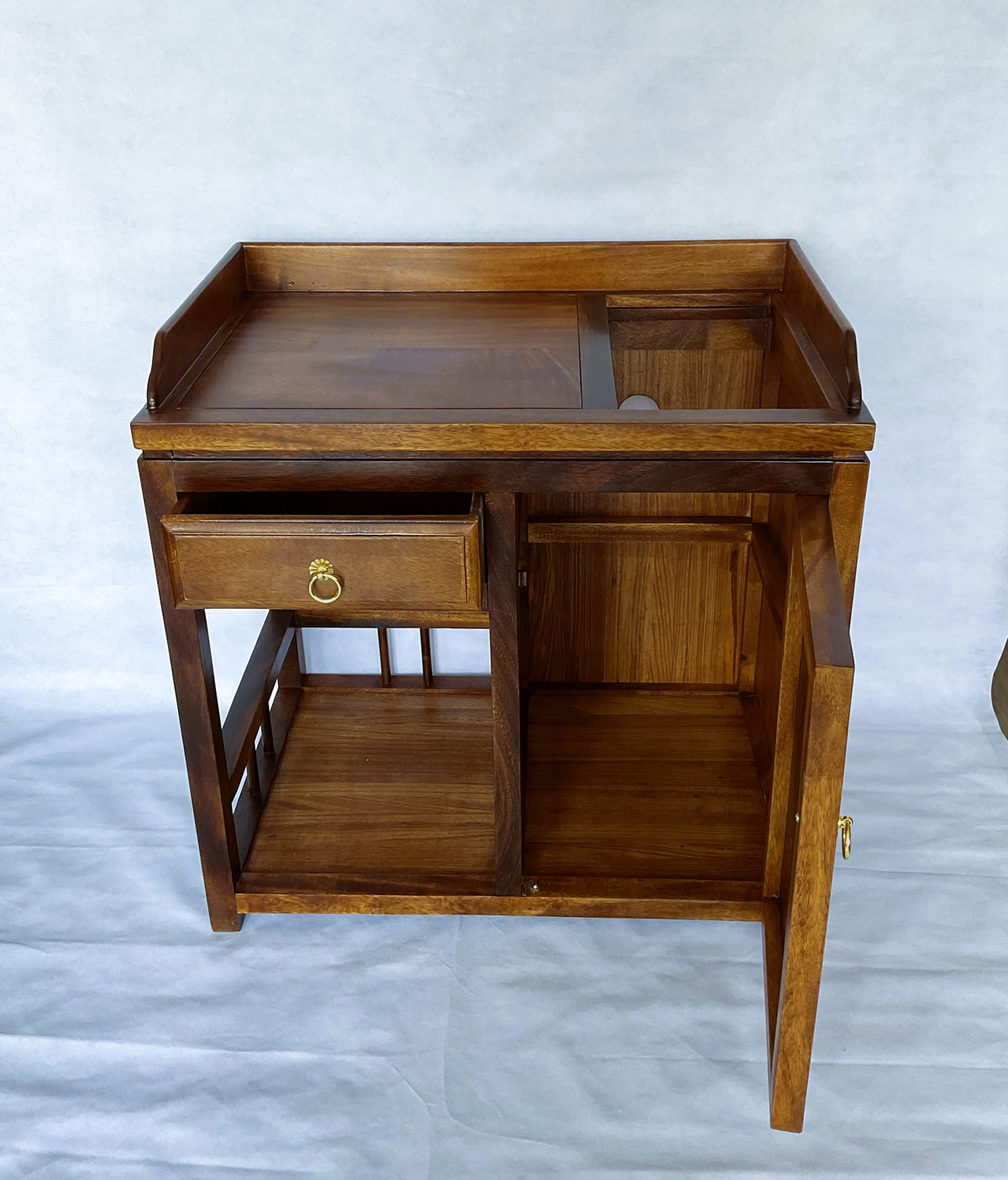 Black Walnut Tea Cabinet