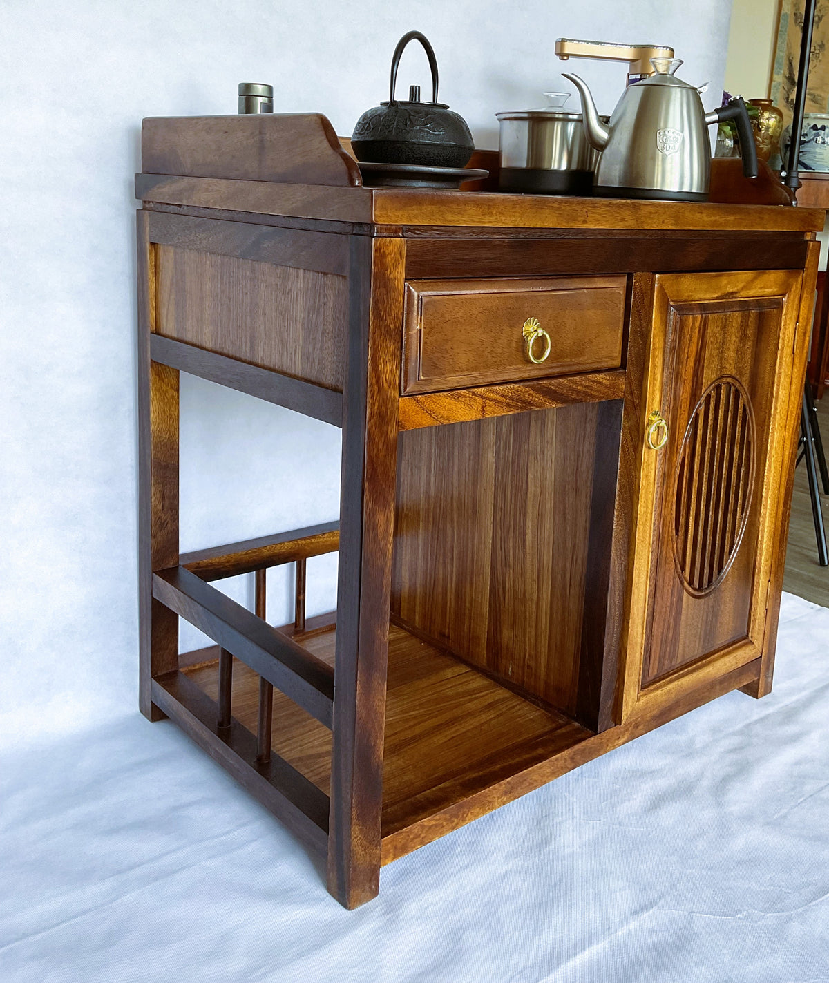 Black Walnut Tea Cabinet