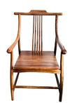 Walnut Wood Highback Armchair