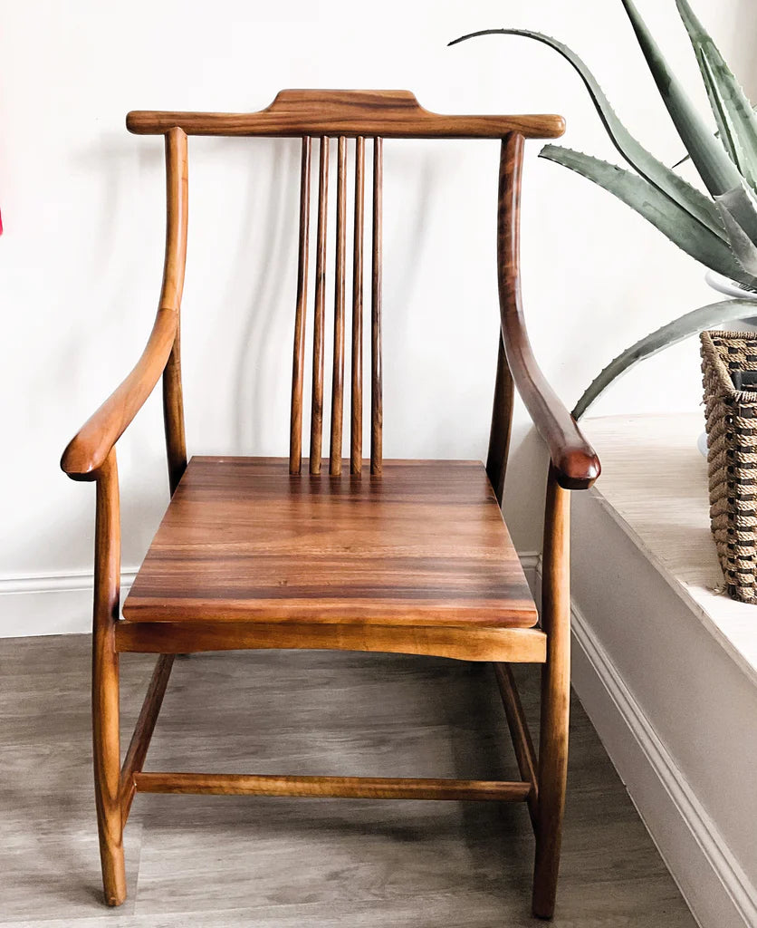 Solid Black Walnut Tea Table Set
