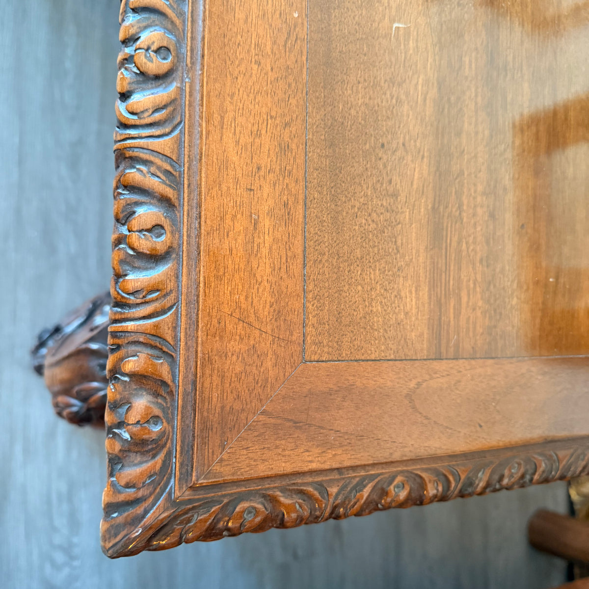 European Classical Carved Writing Desk