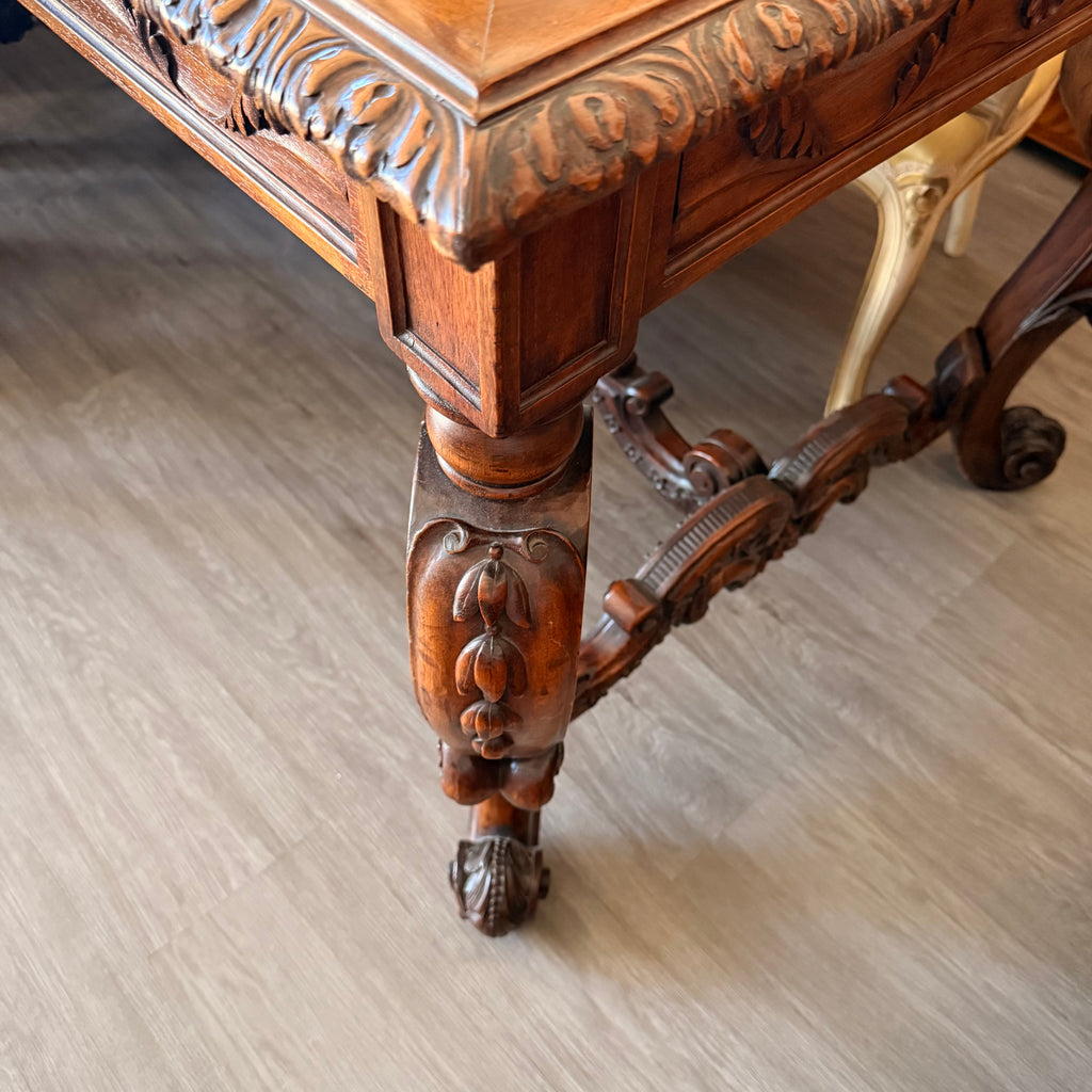 European Classical Carved Writing Desk