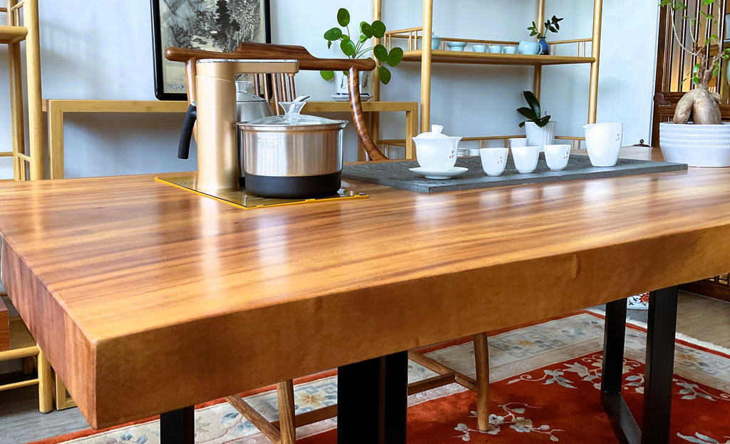Solid Black Walnut Tea Table Set