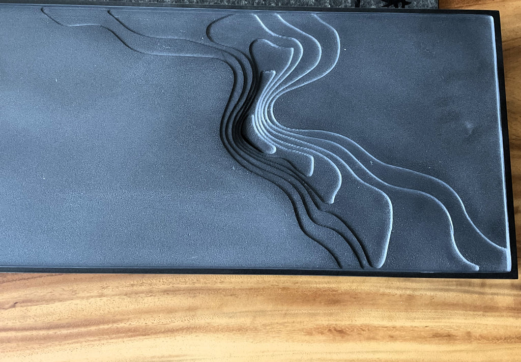Stone Tea Tray-Basin River Shape