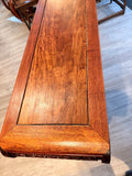 Chinese Hand Carved Dragon Altar Table or Rosewood Entry Table