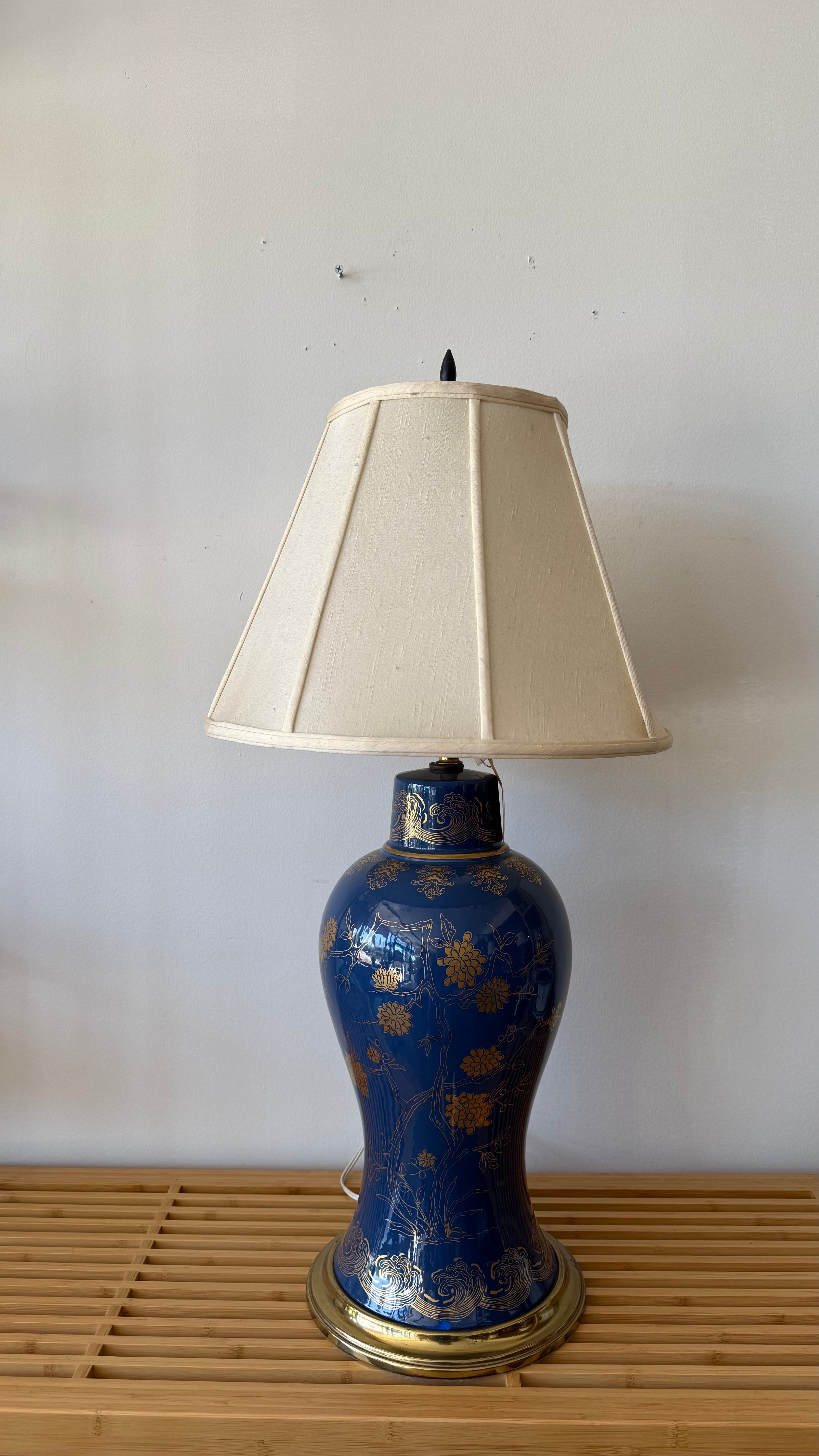 Vintage Porcelain Table Lamp
