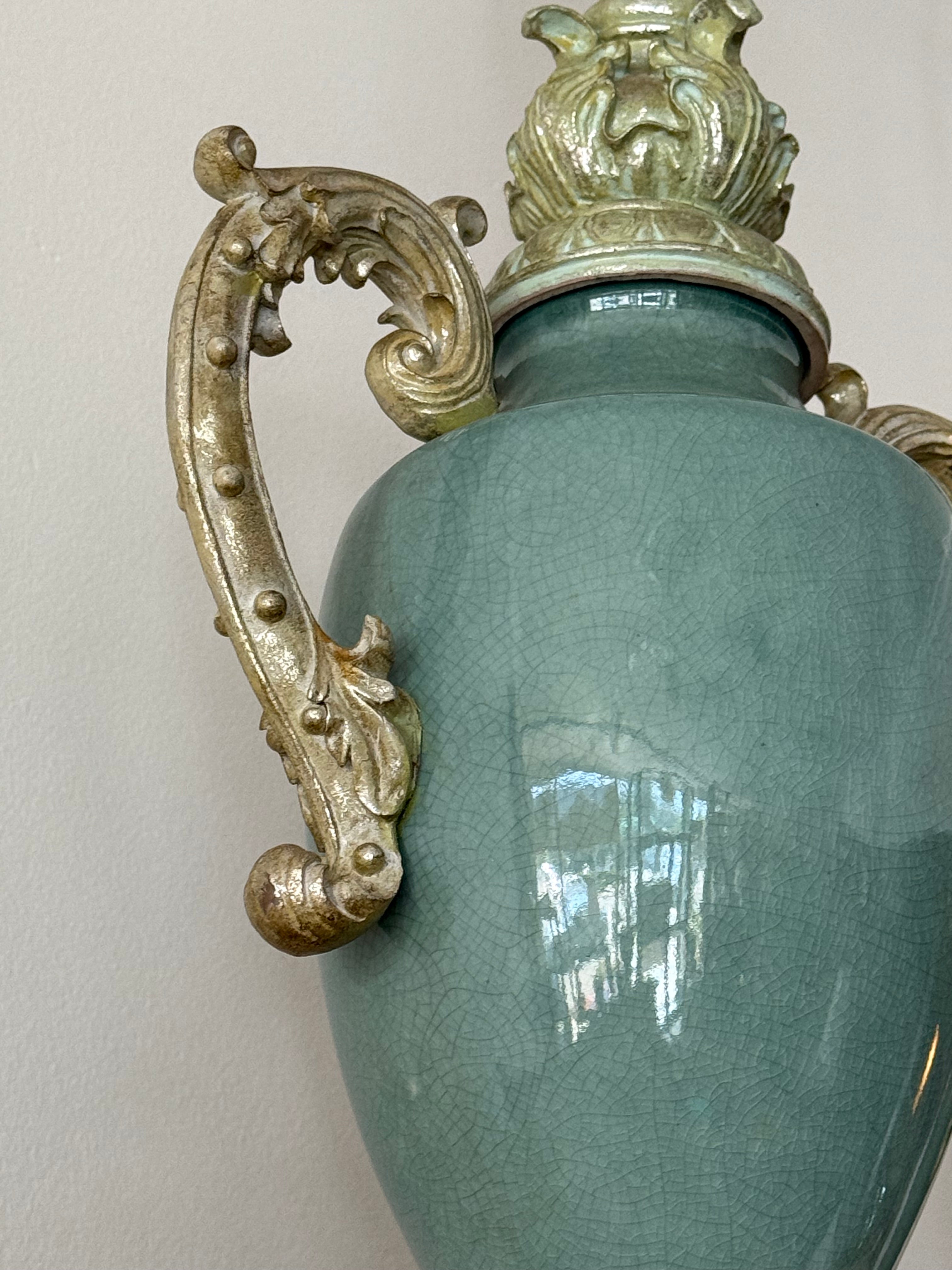A Pair Of Vintage Porcelain Table Lamp