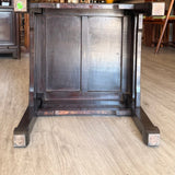 Chinese Rosewood Side Table with Enamel Inlay