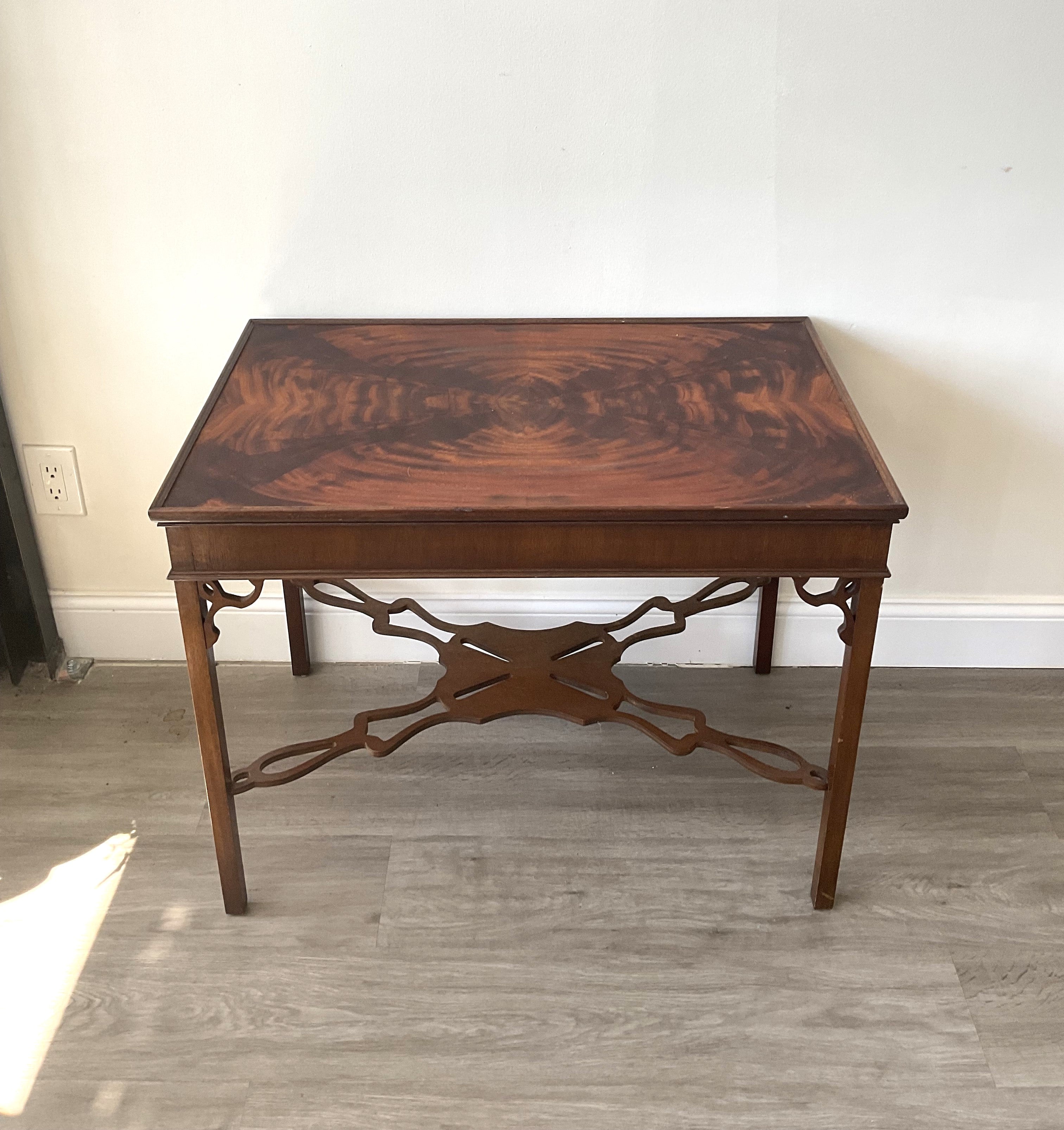Chippendale style rectangular Side table