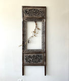 Vintage Chinese Hand-Carved Gilded Wood Wall Panel