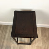 Vintage Chinese Rosewood Plant Stand / Pedestal / Side Table