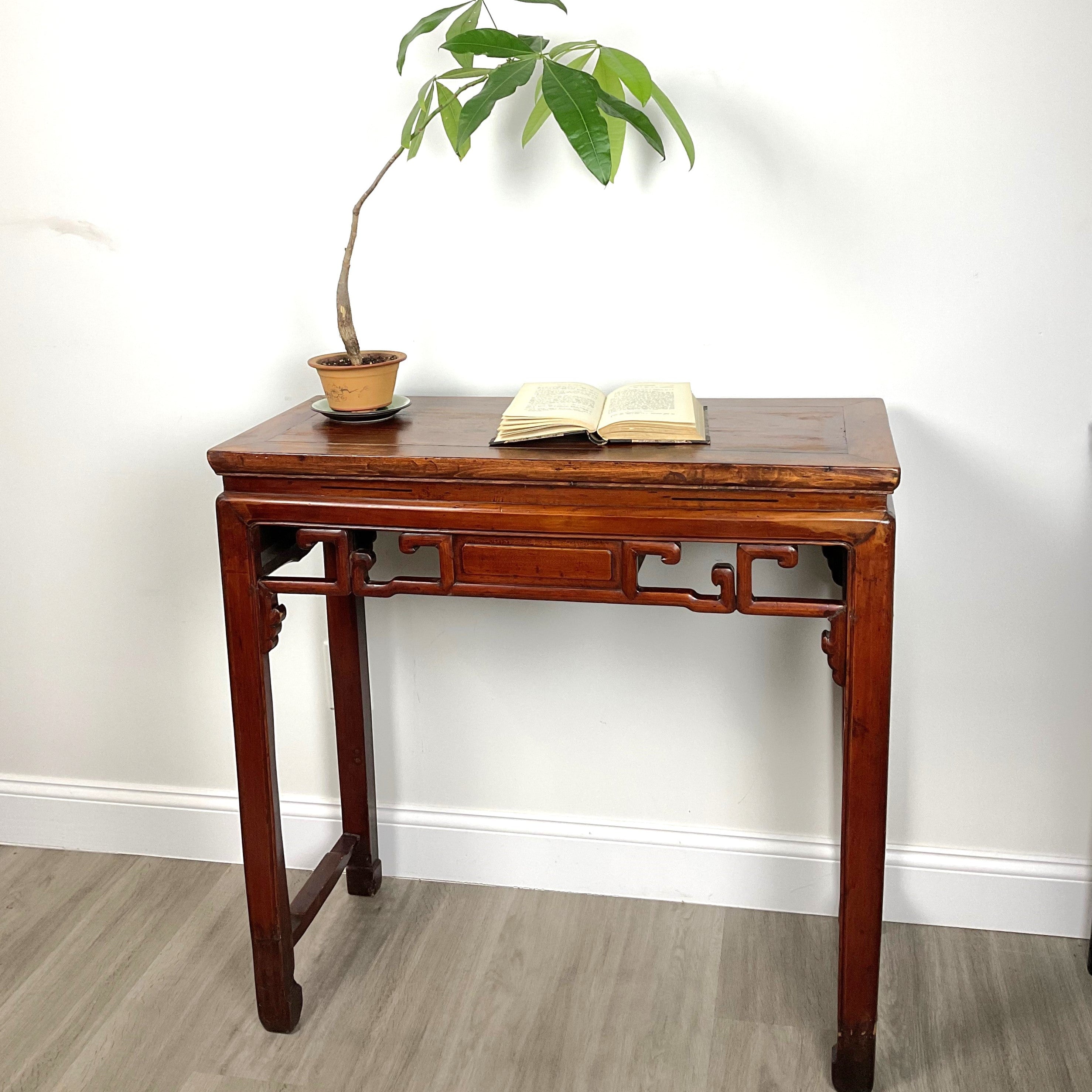 Vintage wood console/Alter Table