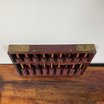 Vintage Rosewood Abacus 9 Rows 63 Beads