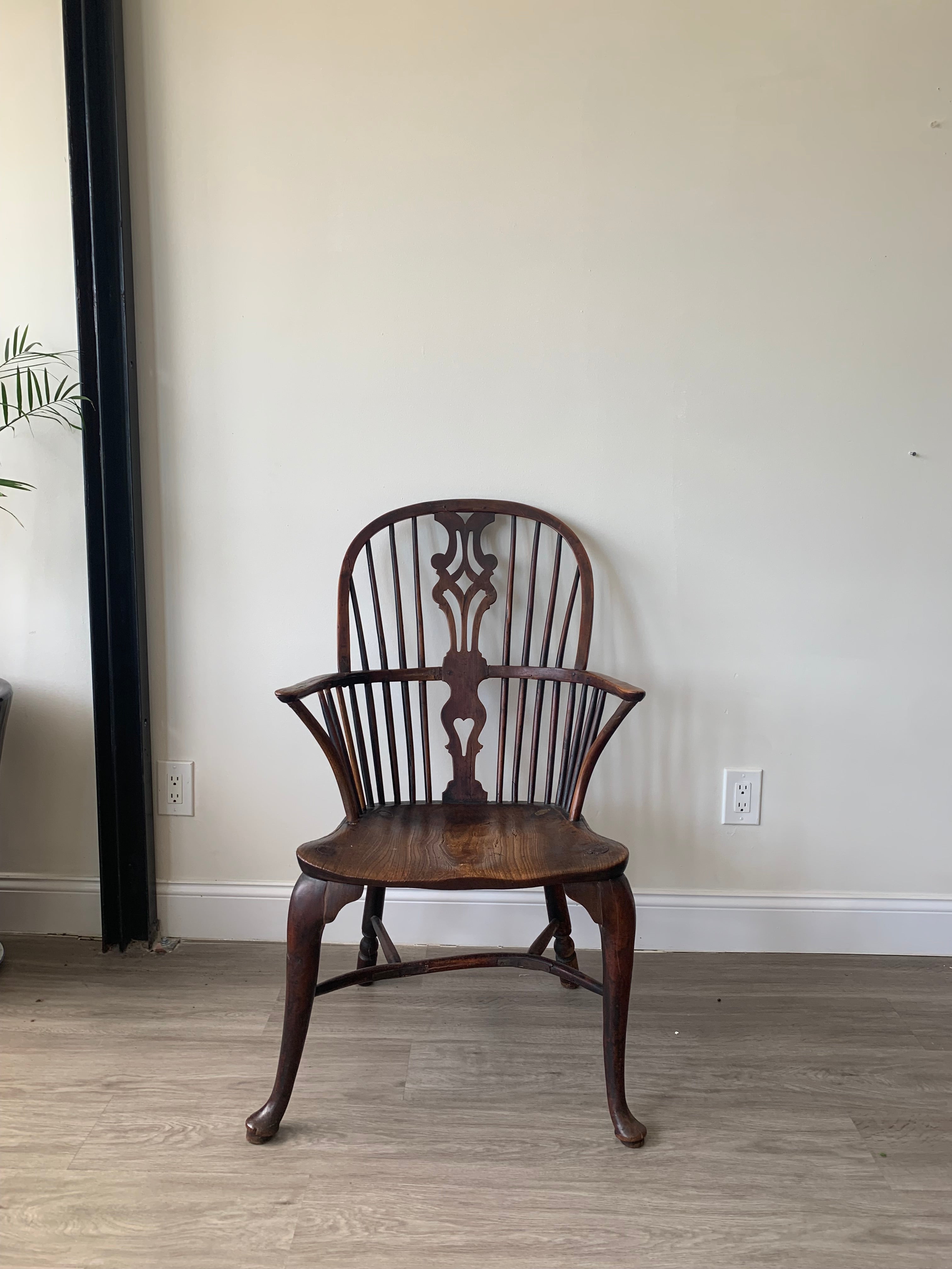 18th Century Thames Valley Cabriole Leg Windsor Armchair
