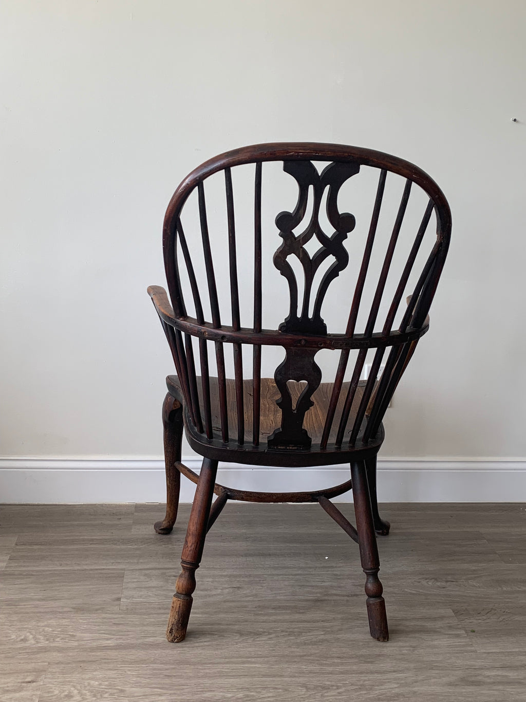 18th Century Thames Valley Cabriole Leg Windsor Armchair