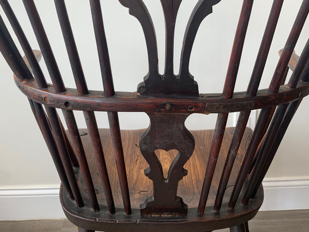 18th Century Thames Valley Cabriole Leg Windsor Armchair