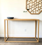 Natural Bamboo Console Table