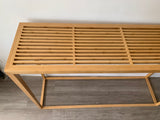 Natural Bamboo Console Table