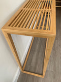 Natural Bamboo Console Table