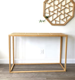 Natural Bamboo Console Table