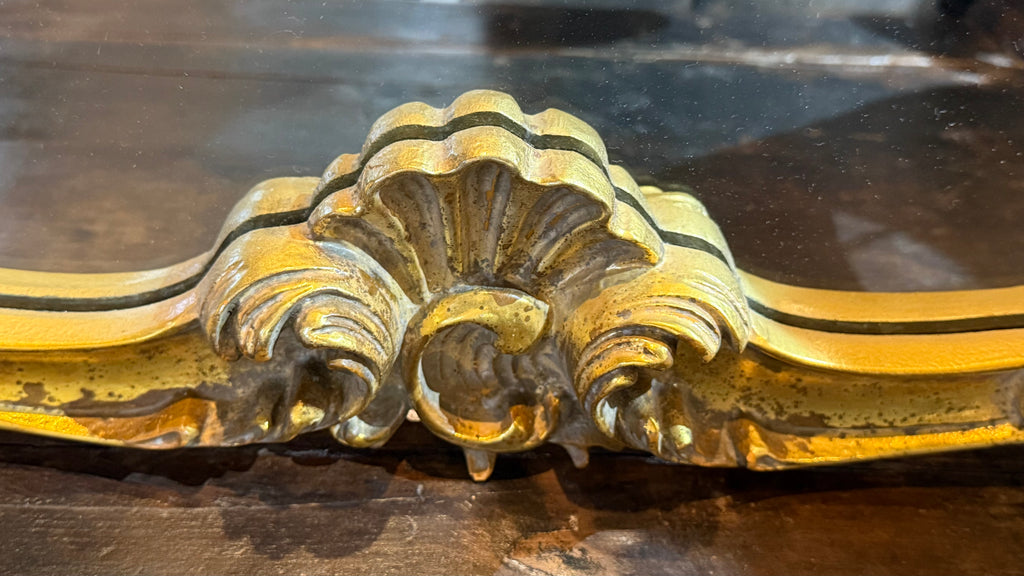 Vintage Gilt Gesso Carved Italian Mirror