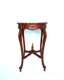 Vintage Chippendale Mahogany Carved Plant Stand/ Pedestal