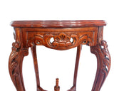 Vintage Chippendale Mahogany Carved Plant Stand/ Pedestal