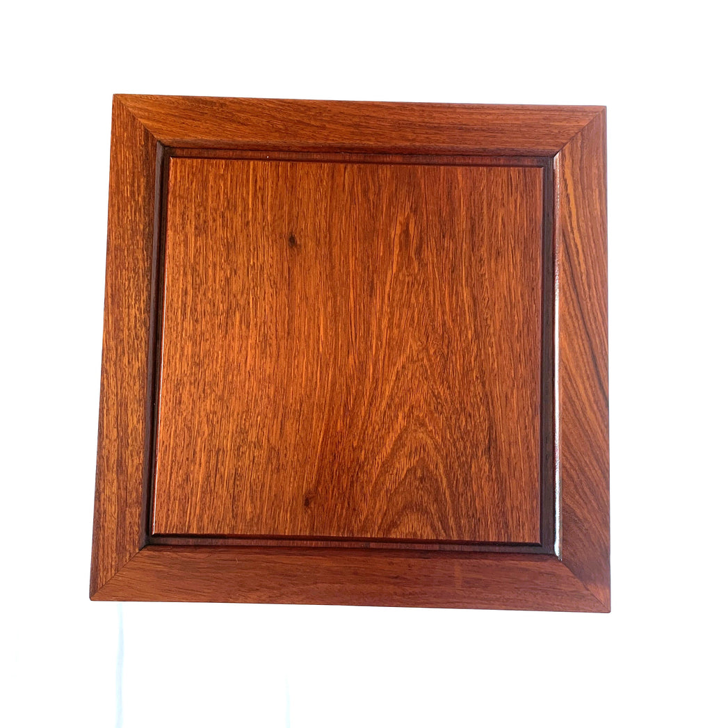Vintage Chinese Rosewood Plant Stand / Pedestal