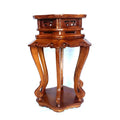 Chinese Carved Rosewood Plant Stand