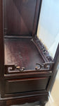 Carved Rosewood Chinese Etagere with Mother-of-Pearl Inlay