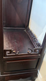 Carved Rosewood Chinese Etagere with Mother-of-Pearl Inlay