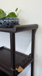 Carved Rosewood Chinese Etagere with Mother-of-Pearl Inlay