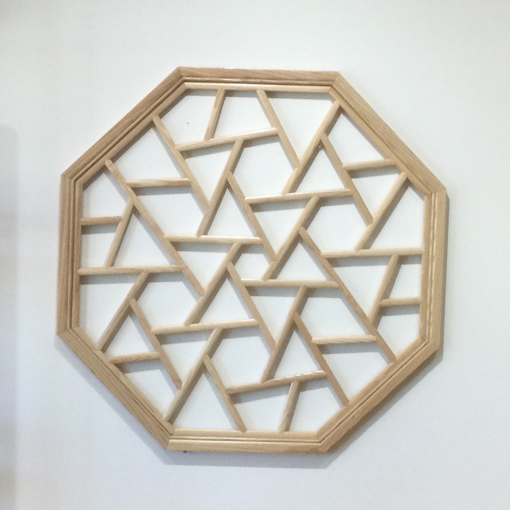 Custom Handcrafted Wall Decor/ Wood ice cracks Wall Hanging Brown